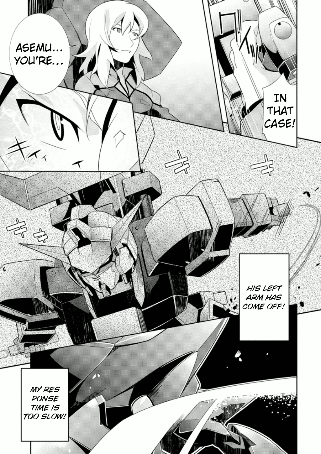 Mobile Suit Gundam AGE - Second Evolution Chapter 4 page 35 - Chapter 4: Battle at the Graduation Ceremony