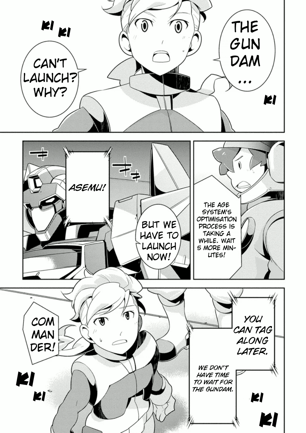 Mobile Suit Gundam AGE - Second Evolution Chapter 5 page 14 - Chapter 5: Asemu Sets Off