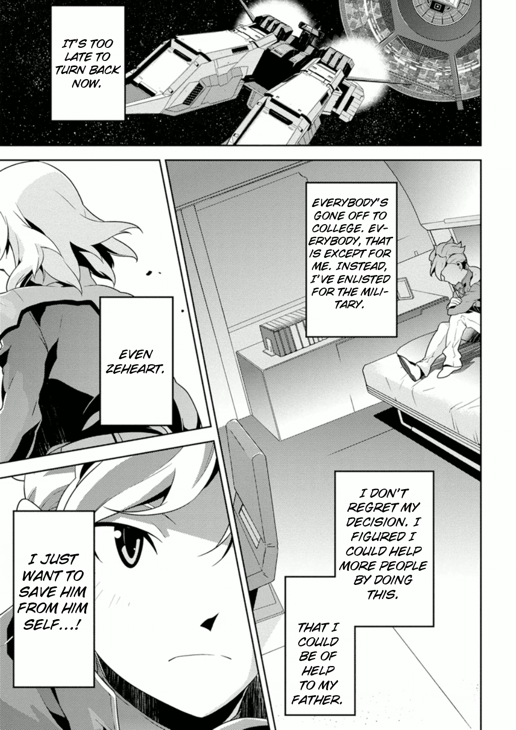 Mobile Suit Gundam AGE - Second Evolution Chapter 5 page 3 - Chapter 5: Asemu Sets Off