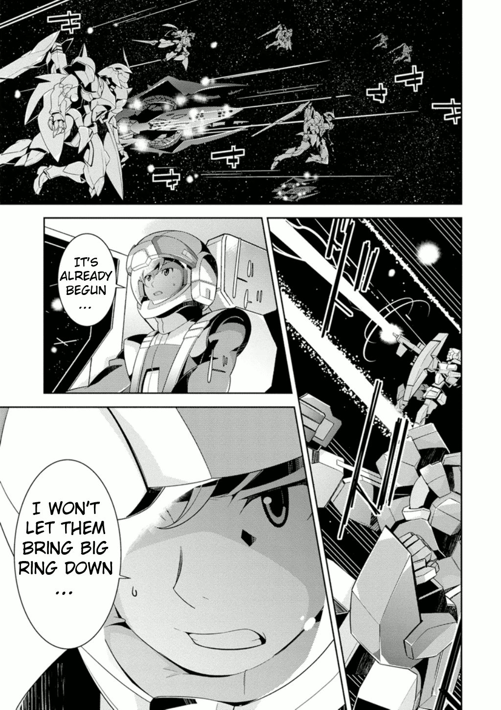 Mobile Suit Gundam AGE - Second Evolution Chapter 6 page 14 - Chapter 6: Big Ring Absolute Line of Defense