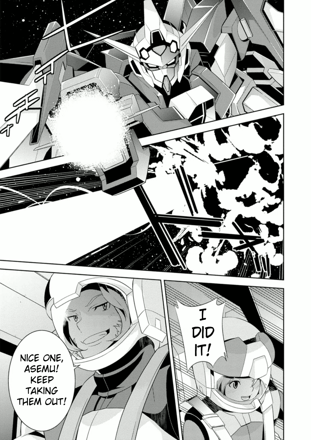 Mobile Suit Gundam AGE - Second Evolution Chapter 6 page 17 - Chapter 6: Big Ring Absolute Line of Defense