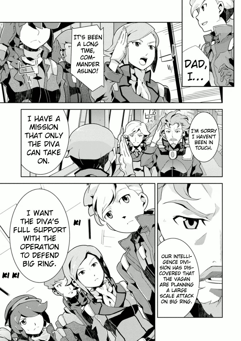 Mobile Suit Gundam AGE - Second Evolution Chapter 6 page 4 - Chapter 6: Big Ring Absolute Line of Defense