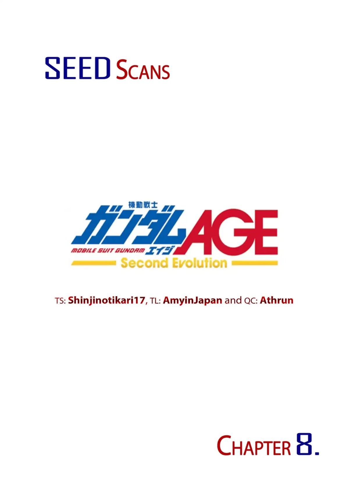 Mobile Suit Gundam AGE - Second Evolution Chapter 8 page 1 - Chapter 8: I Saw A Red Sunset [END]