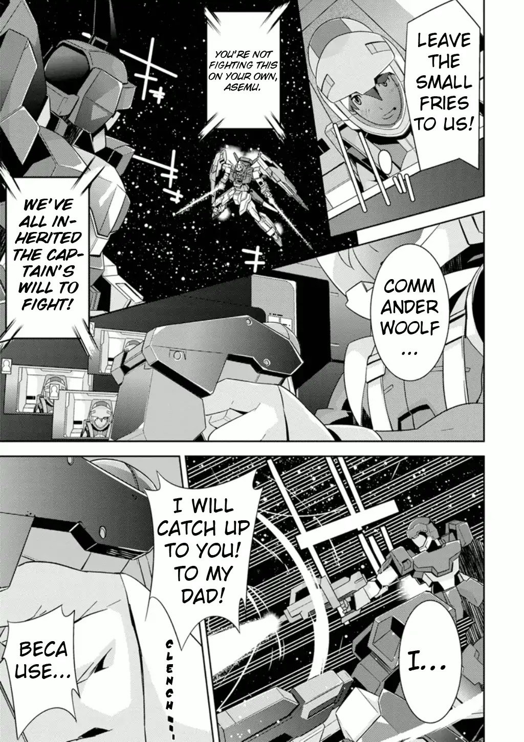 Mobile Suit Gundam AGE - Second Evolution Chapter 8 page 14 - Chapter 8: I Saw A Red Sunset [END]