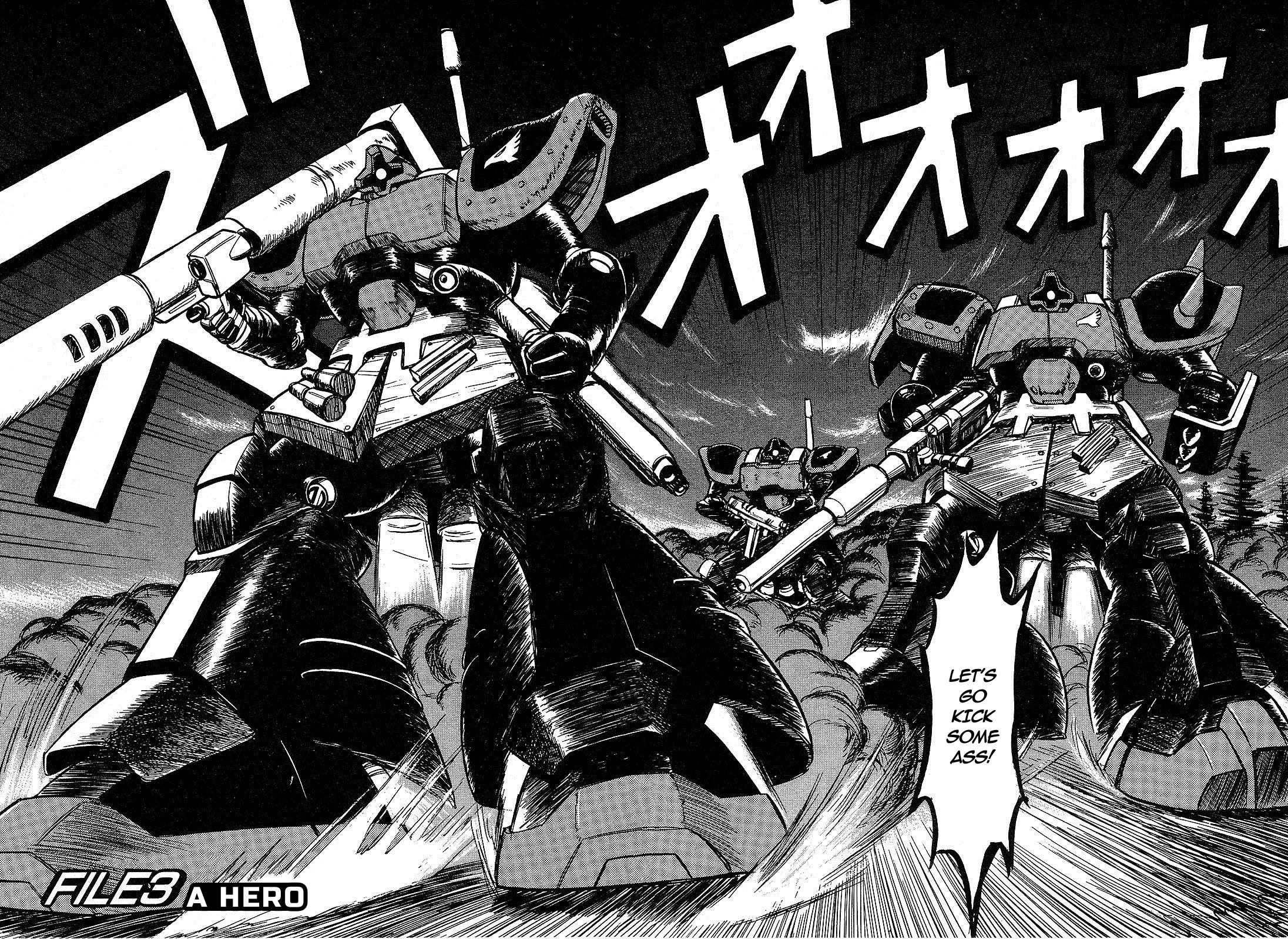 Mobile Suit Gundam: Blue Destiny Chapter 3 page 1 - Chapter 3: A Hero