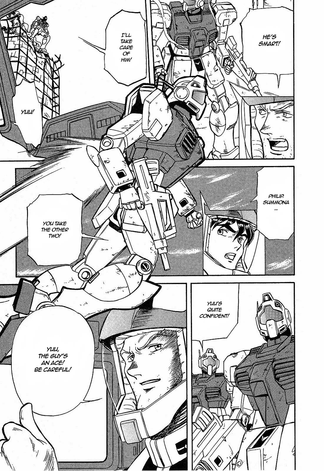 Mobile Suit Gundam: Blue Destiny Chapter 3 page 13 - Chapter 3: A Hero