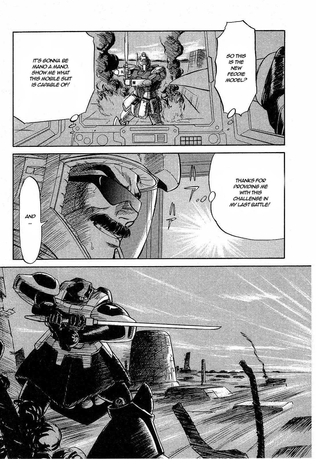 Mobile Suit Gundam: Blue Destiny Chapter 3 page 17 - Chapter 3: A Hero