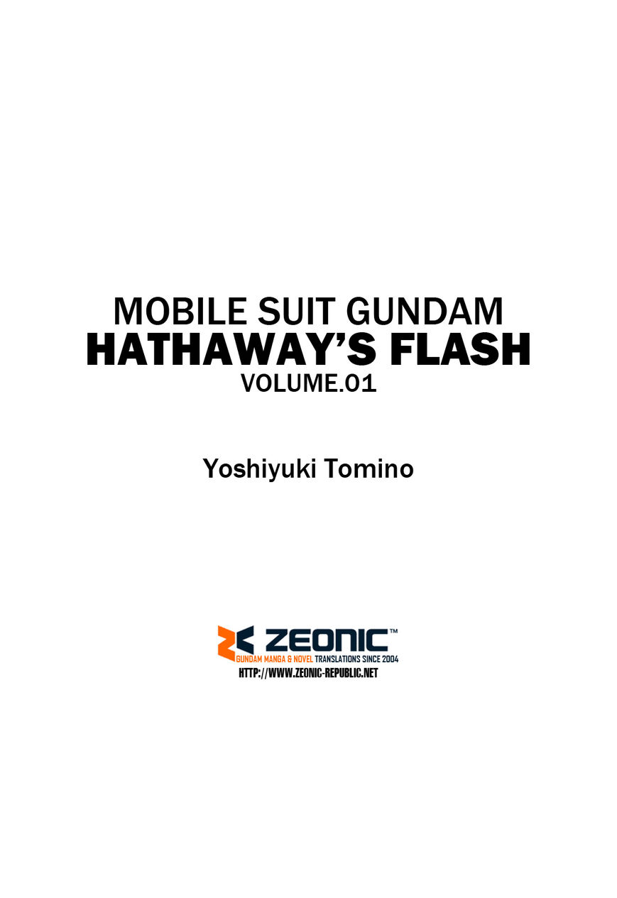 Mobile Suit Gundam: Hathaway's Flash Chapter 0 page 3 - Chapter 0 : Prologue