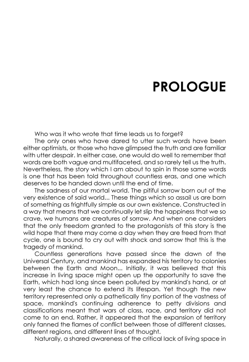 Mobile Suit Gundam: Hathaway's Flash Chapter 0 page 6 - Chapter 0 : Prologue