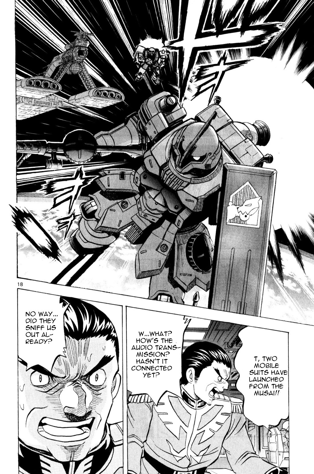 Mobile Suit Gundam: Hunter of Black Clothes Chapter 3 page 18 - Chapter 3: Reason to fight