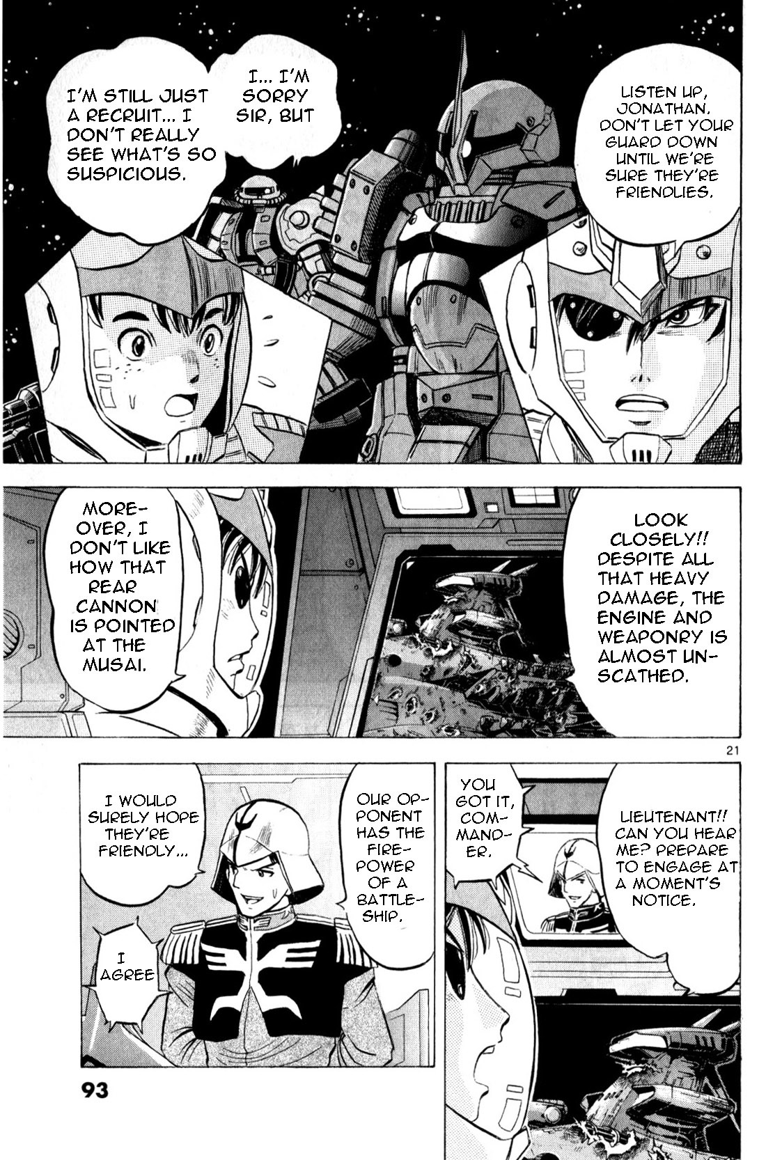 Mobile Suit Gundam: Hunter of Black Clothes Chapter 3 page 21 - Chapter 3: Reason to fight