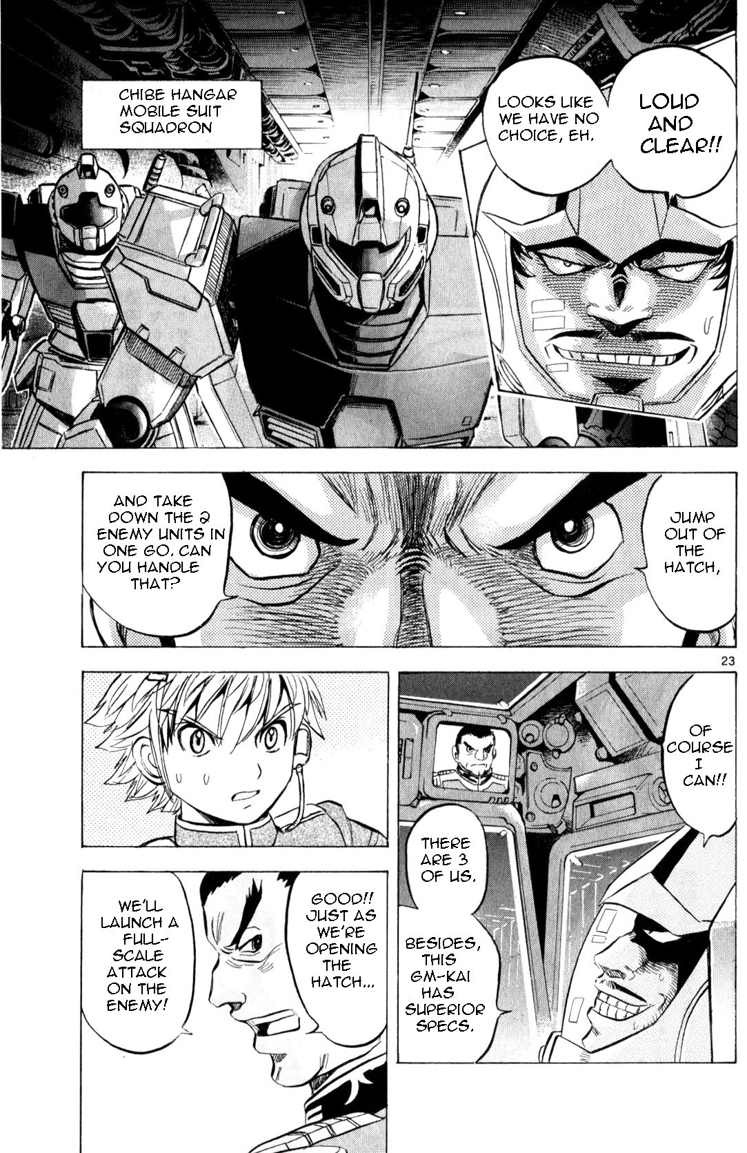 Mobile Suit Gundam: Hunter of Black Clothes Chapter 3 page 23 - Chapter 3: Reason to fight