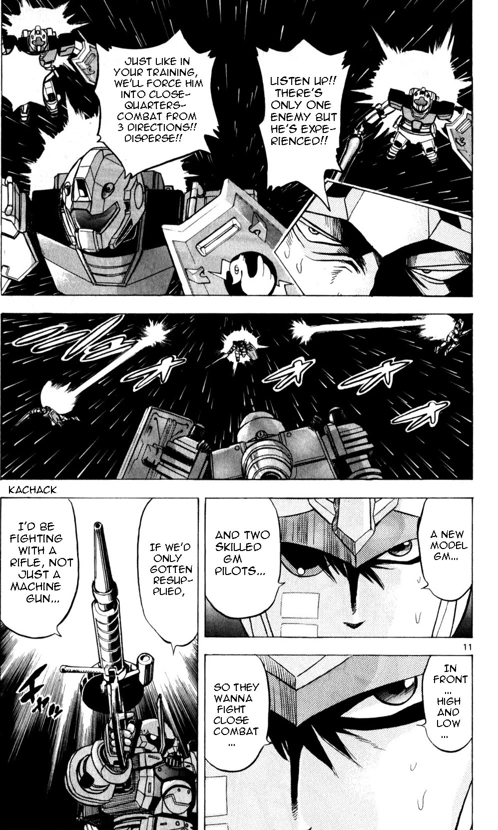 Mobile Suit Gundam: Hunter of Black Clothes Chapter 4 page 10 - Chapter 4: One-on-one fight
