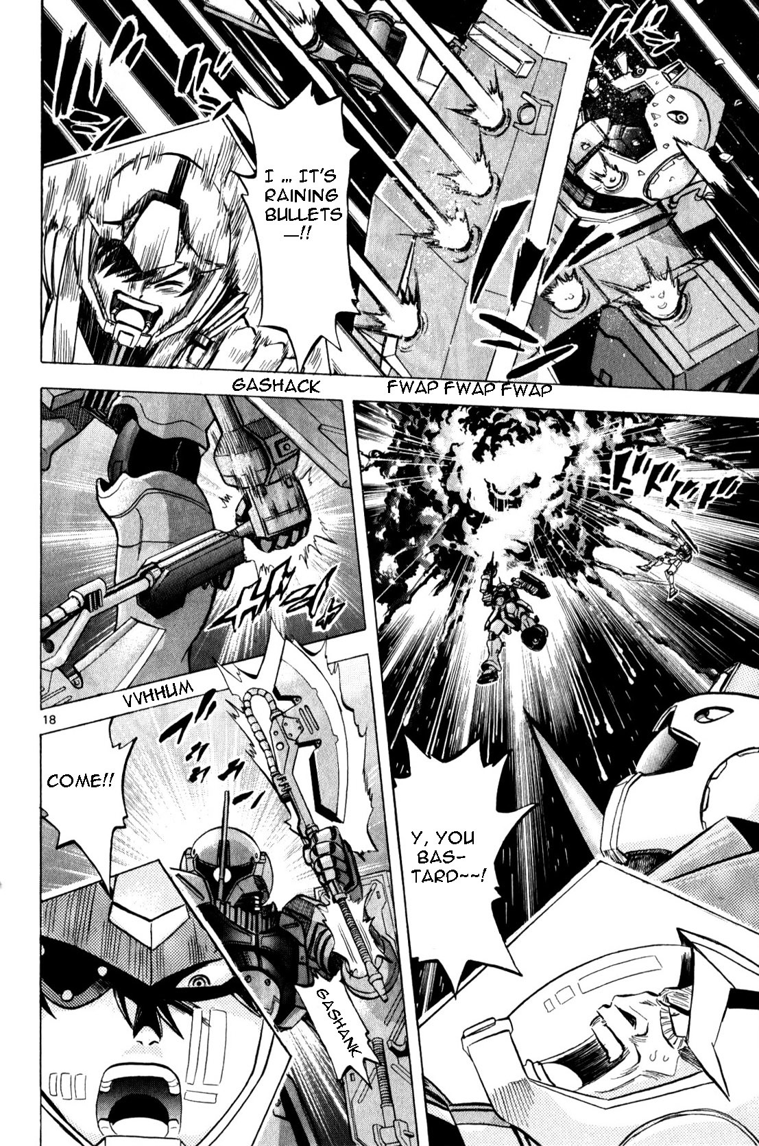 Mobile Suit Gundam: Hunter of Black Clothes Chapter 4 page 17 - Chapter 4: One-on-one fight