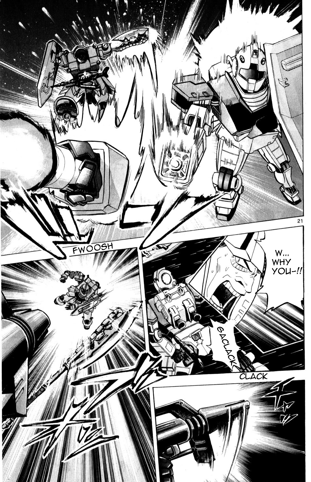 Mobile Suit Gundam: Hunter of Black Clothes Chapter 4 page 20 - Chapter 4: One-on-one fight