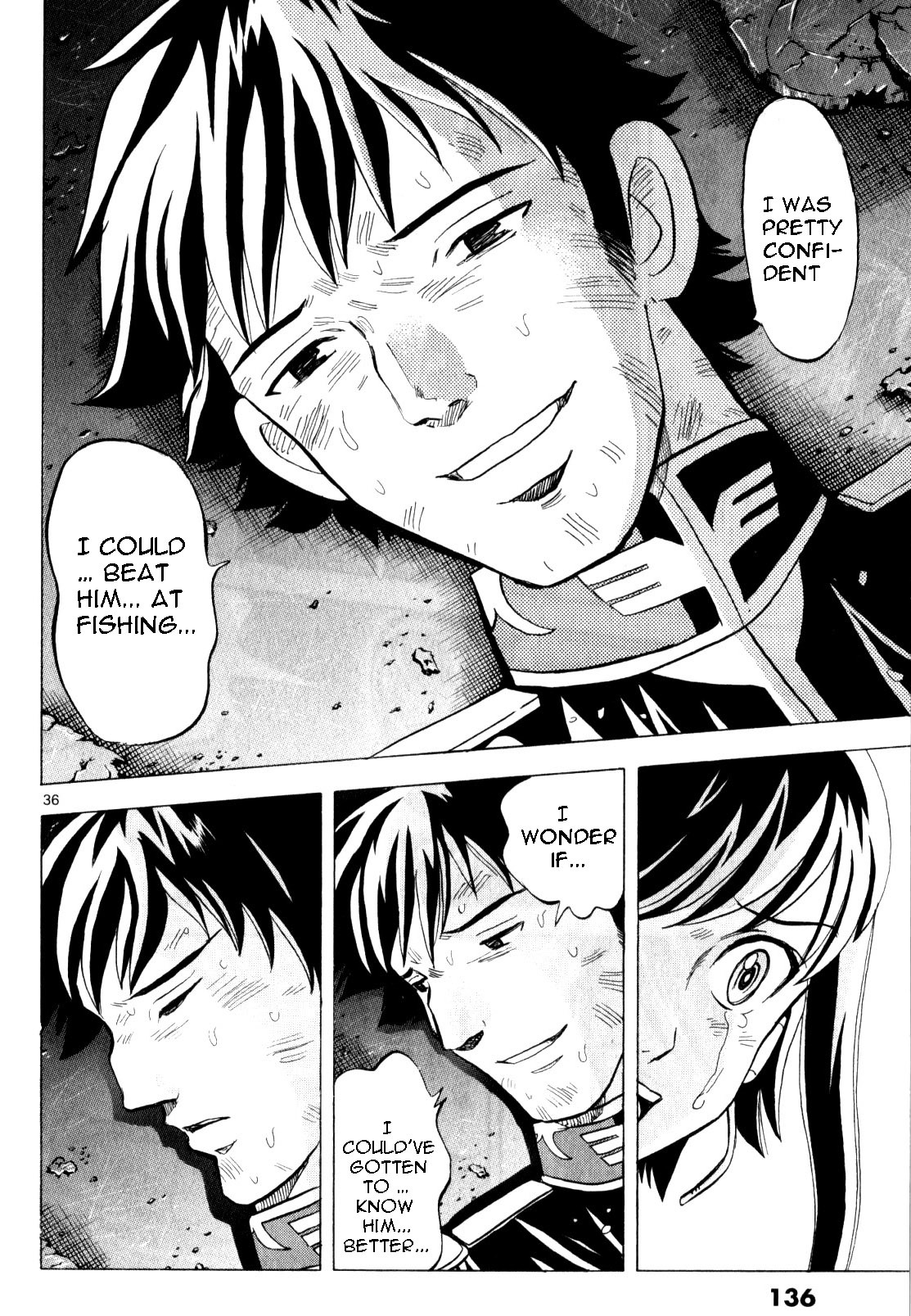 Mobile Suit Gundam: Hunter of Black Clothes Chapter 4 page 34 - Chapter 4: One-on-one fight
