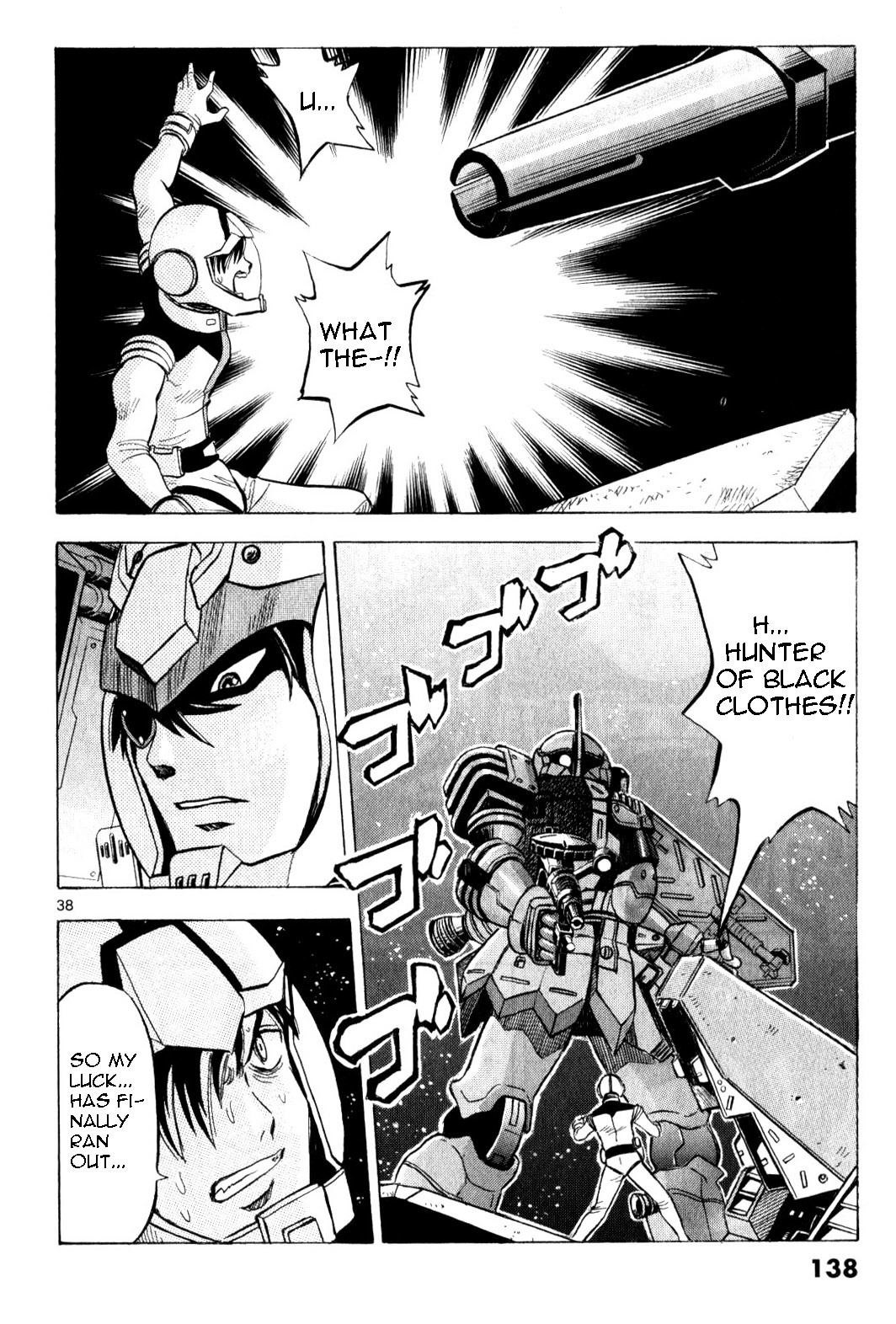 Mobile Suit Gundam: Hunter of Black Clothes Chapter 4 page 36 - Chapter 4: One-on-one fight