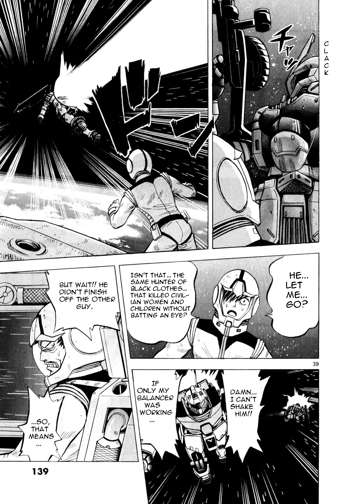 Mobile Suit Gundam: Hunter of Black Clothes Chapter 4 page 37 - Chapter 4: One-on-one fight