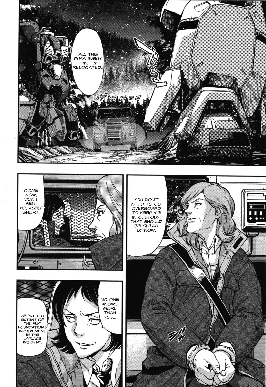 Mobile Suit Gundam Narrative Chapter 1 page 18 - Chapter 1: High Priority Informant