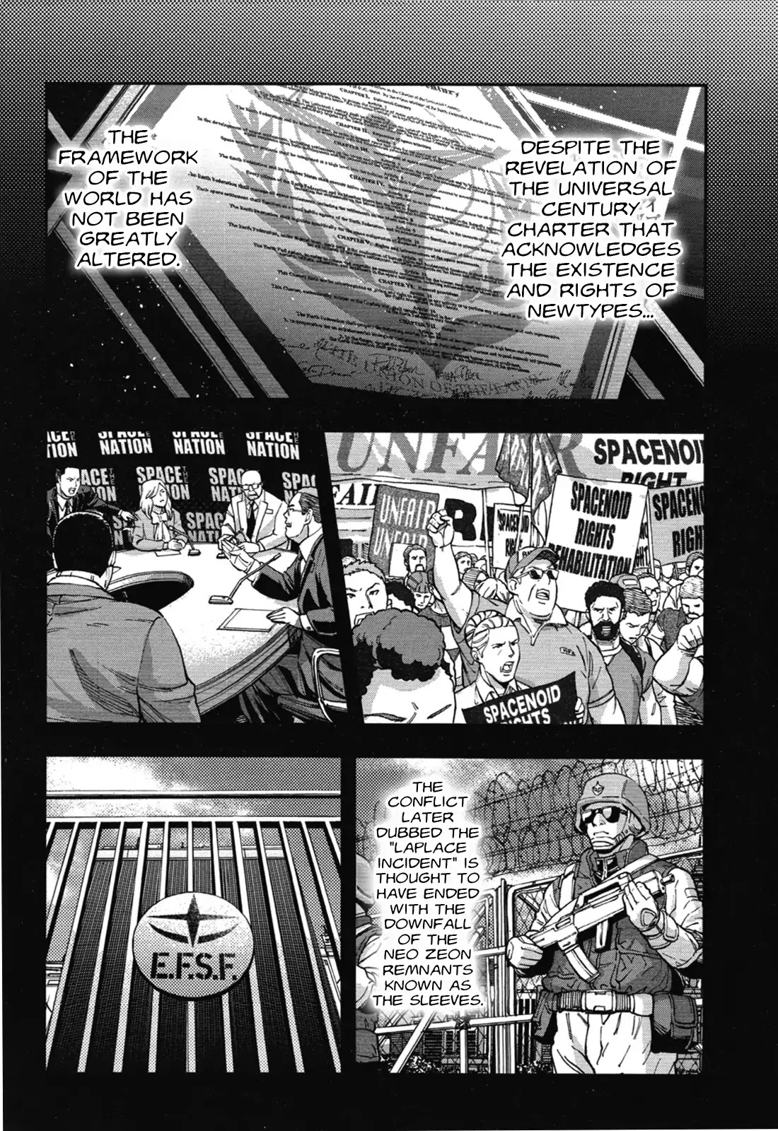 Mobile Suit Gundam Narrative Chapter 1 page 8 - Chapter 1: High Priority Informant