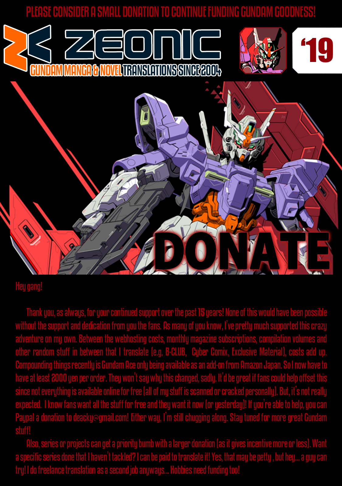 Mobile Suit Gundam Narrative Chapter 2 page 1 - Chapter 2: The Third Brother