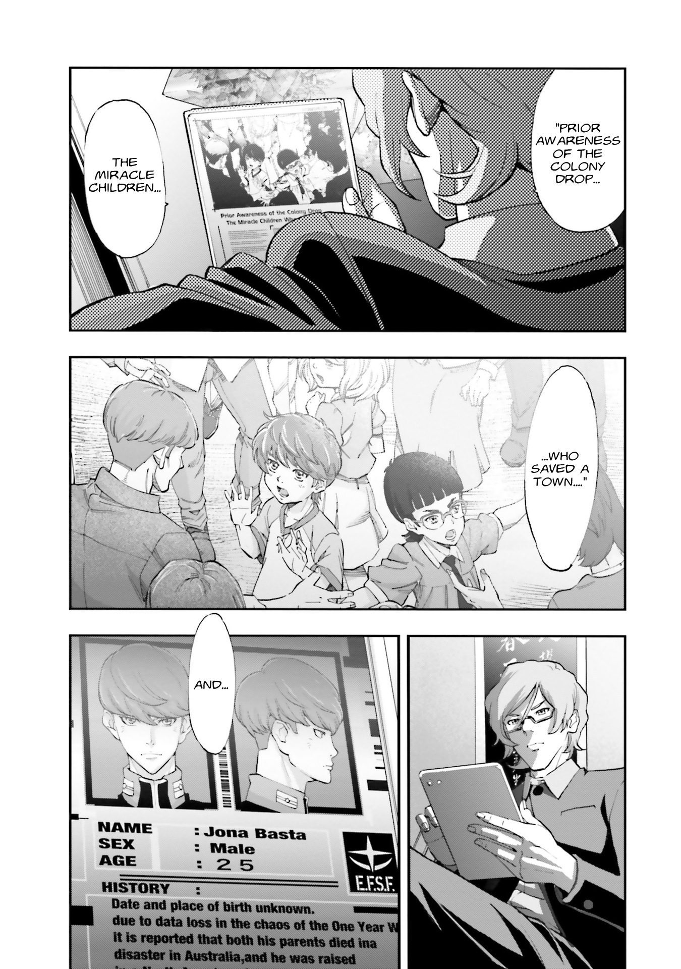 Mobile Suit Gundam Narrative Chapter 3 page 22 - Chapter 3: Luio Woomin & Stepdaughter