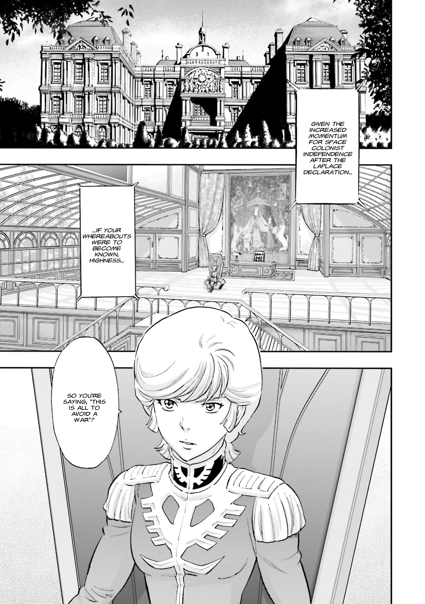 Mobile Suit Gundam Narrative Chapter 6 page 17 - Chapter 6: Phenex Existence and Influence