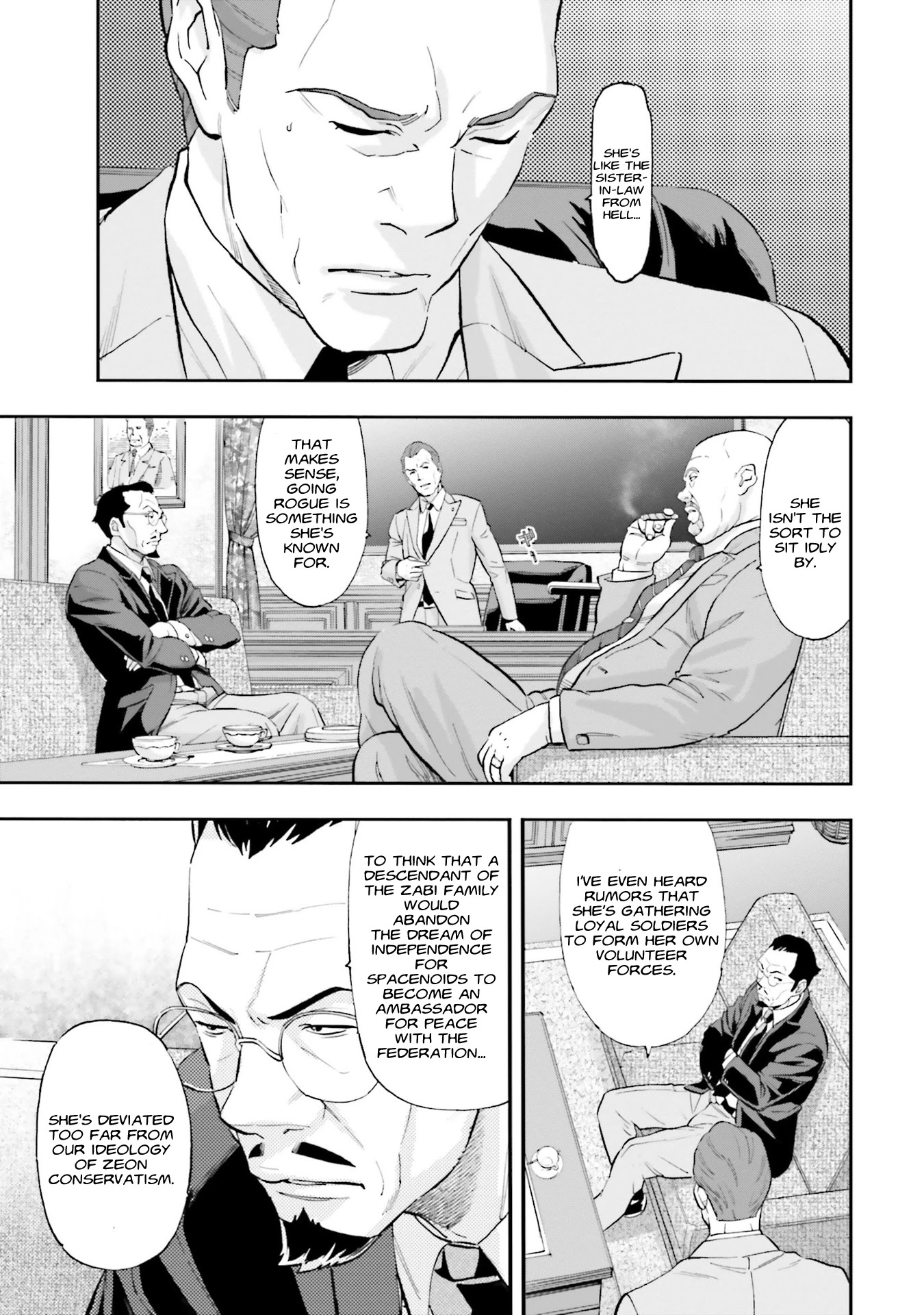 Mobile Suit Gundam Narrative Chapter 6 page 19 - Chapter 6: Phenex Existence and Influence