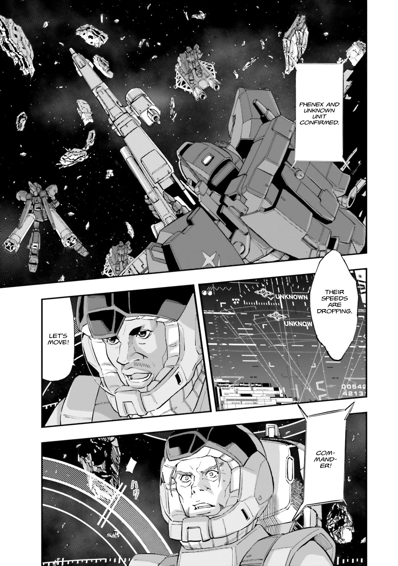 Mobile Suit Gundam Narrative Chapter 6 page 5 - Chapter 6: Phenex Existence and Influence