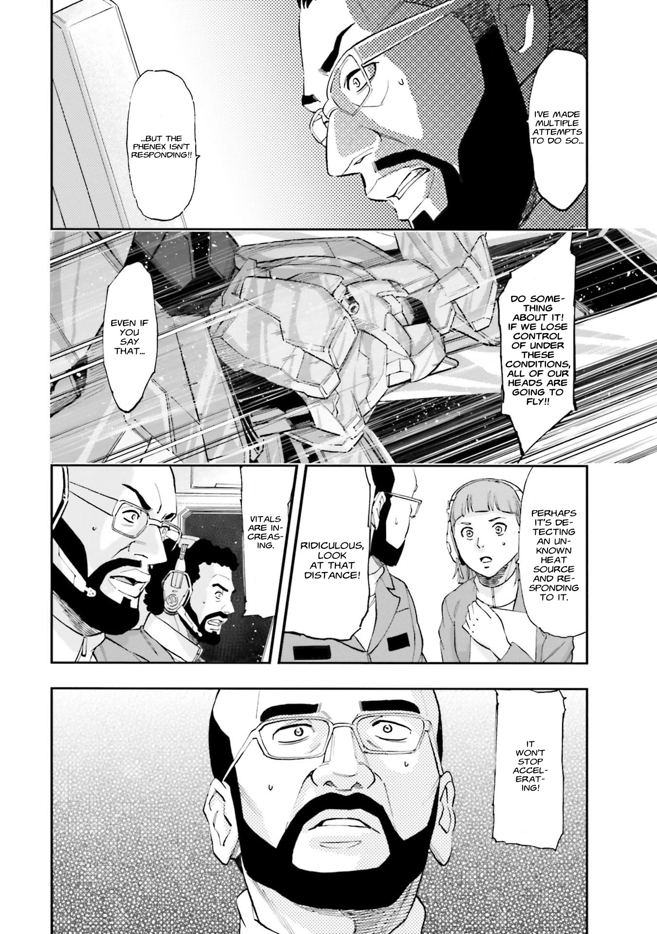 Mobile Suit Gundam Narrative Chapter 8 page 34 - Chapter 8: Phenex Mobility Test