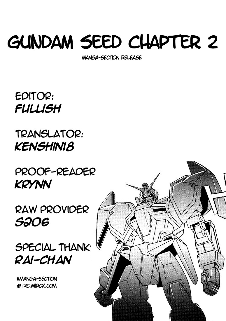 Mobile Suit Gundam SEED Chapter 2 page 39 - Chapter 2: Its Name, Gundam