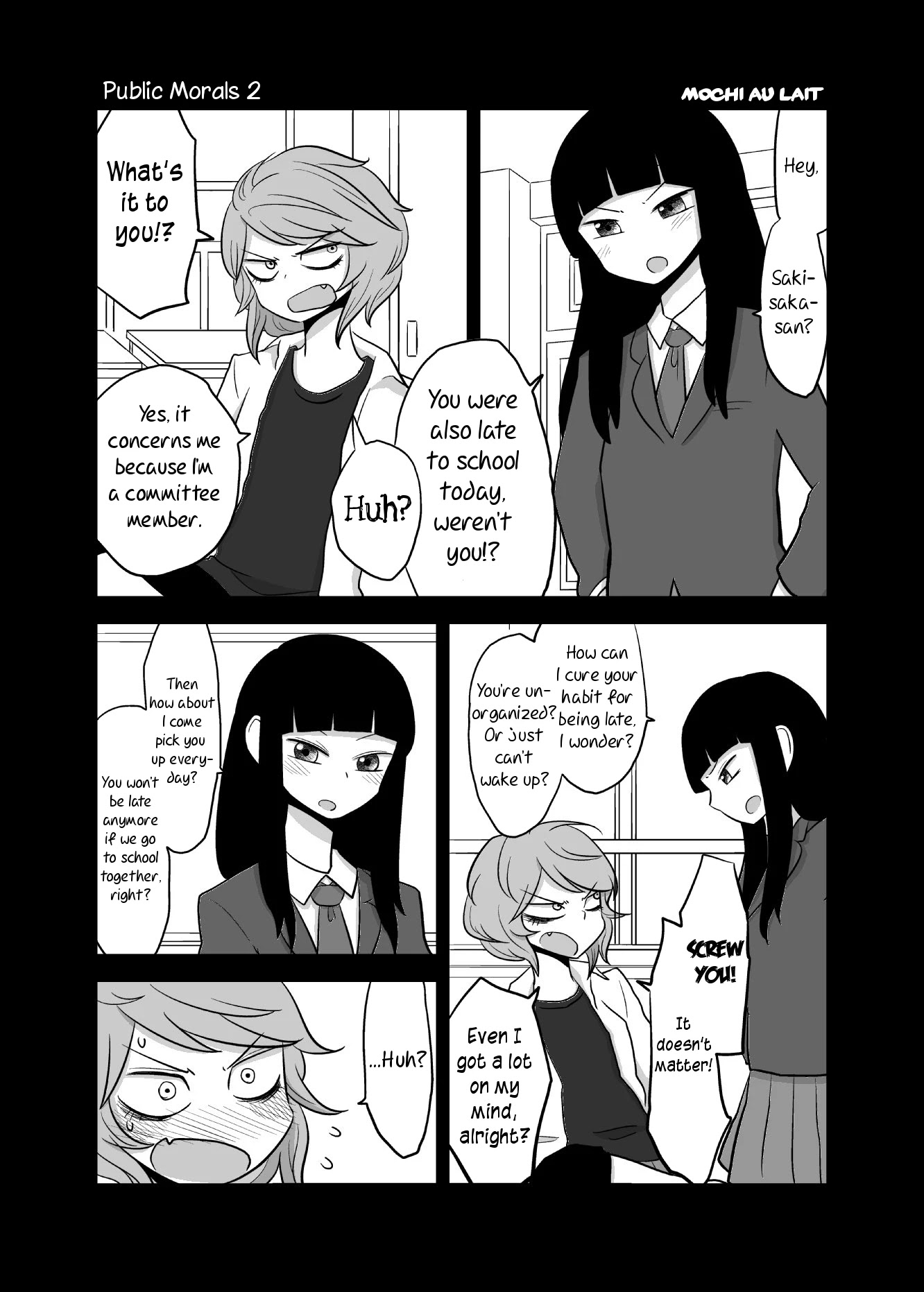 Mochi Au Lait's Short One-Shots Collection Chapter 10 page 3 - Chapter 10: Public Morals