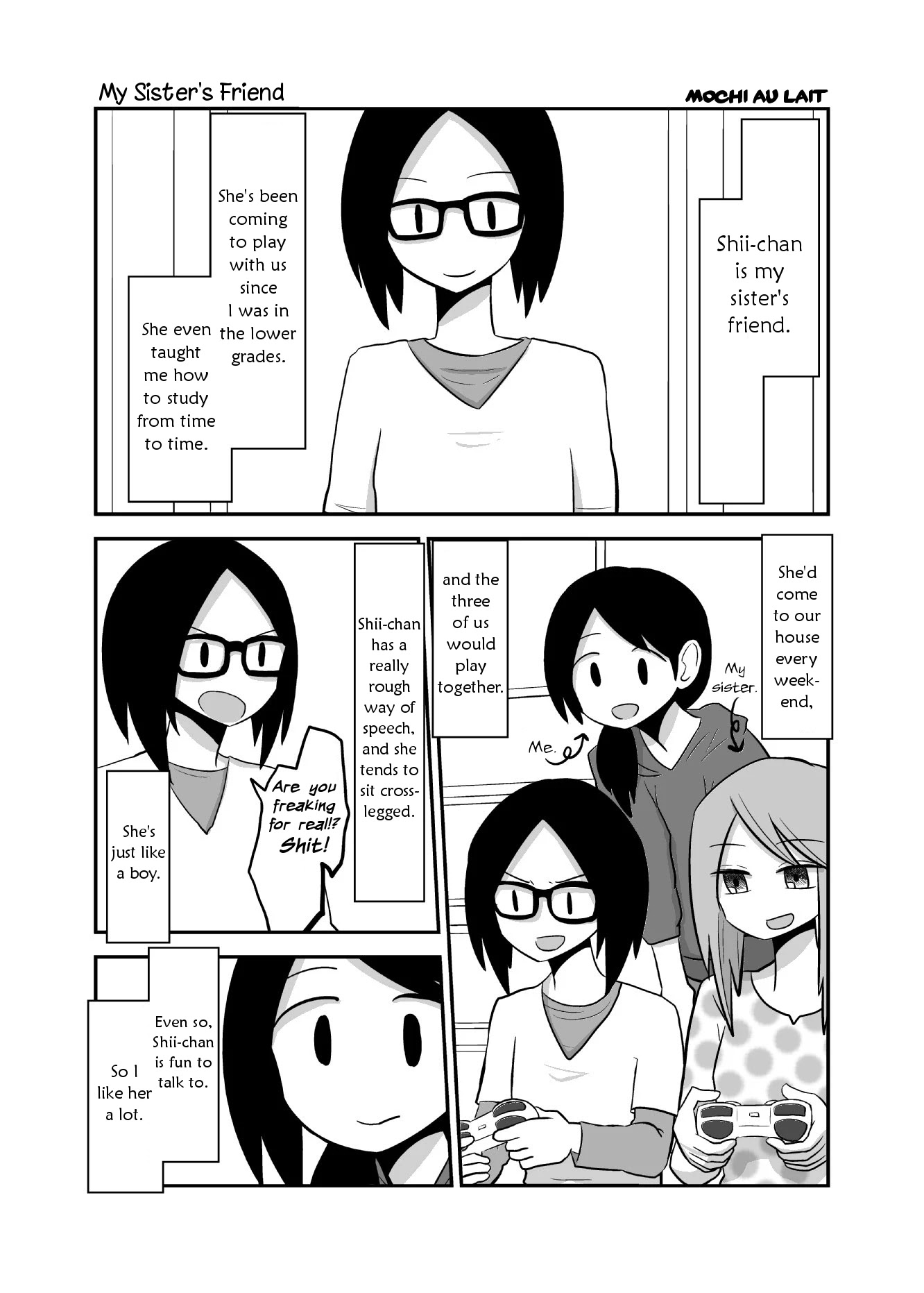 Mochi Au Lait's Short One-Shots Collection Chapter 11 page 1 - Chapter 11: My Sister's Friend