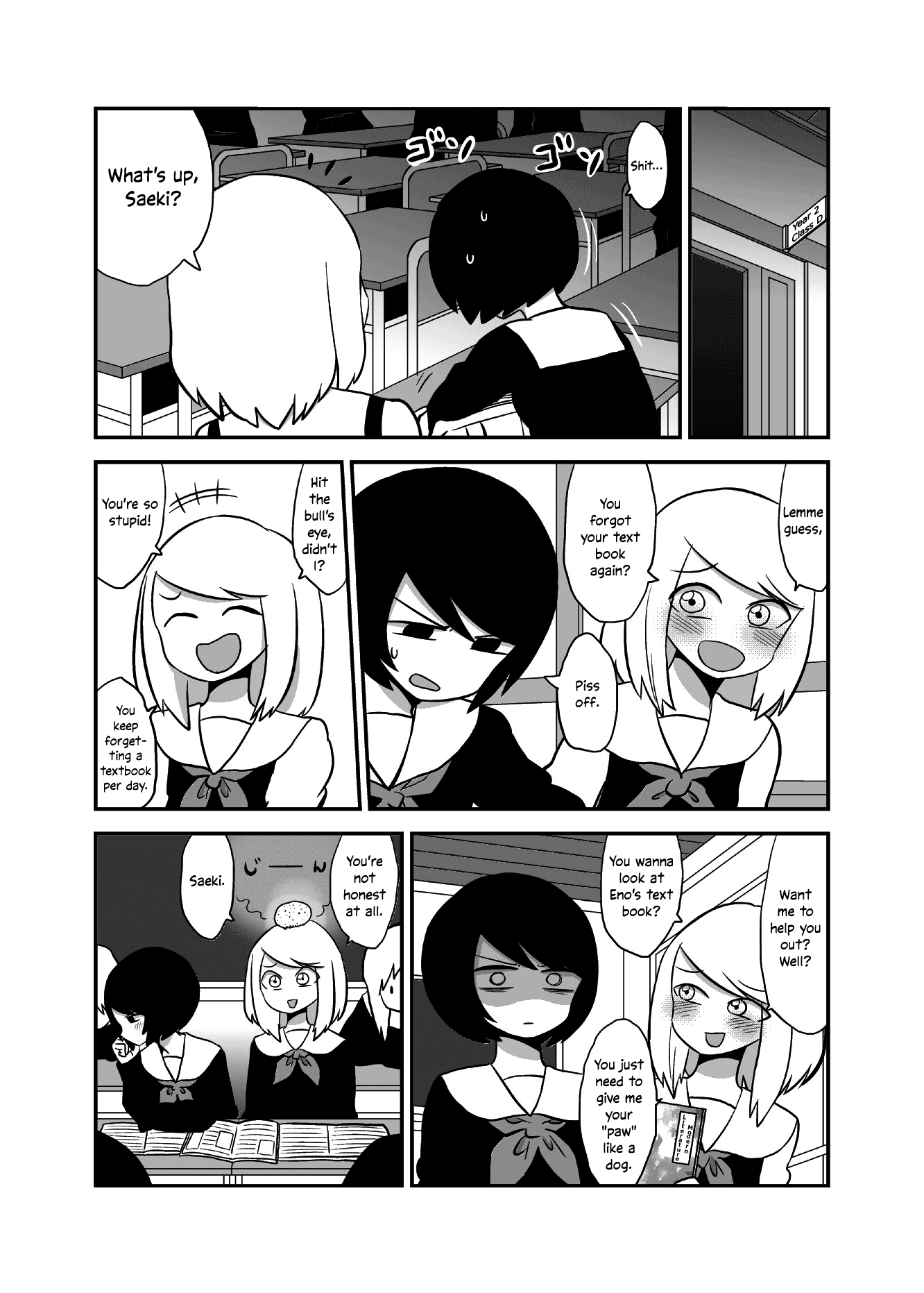 Mochi Au Lait's Short One-Shots Collection Chapter 14 page 2 - Chapter 14: Girls' School Yuri