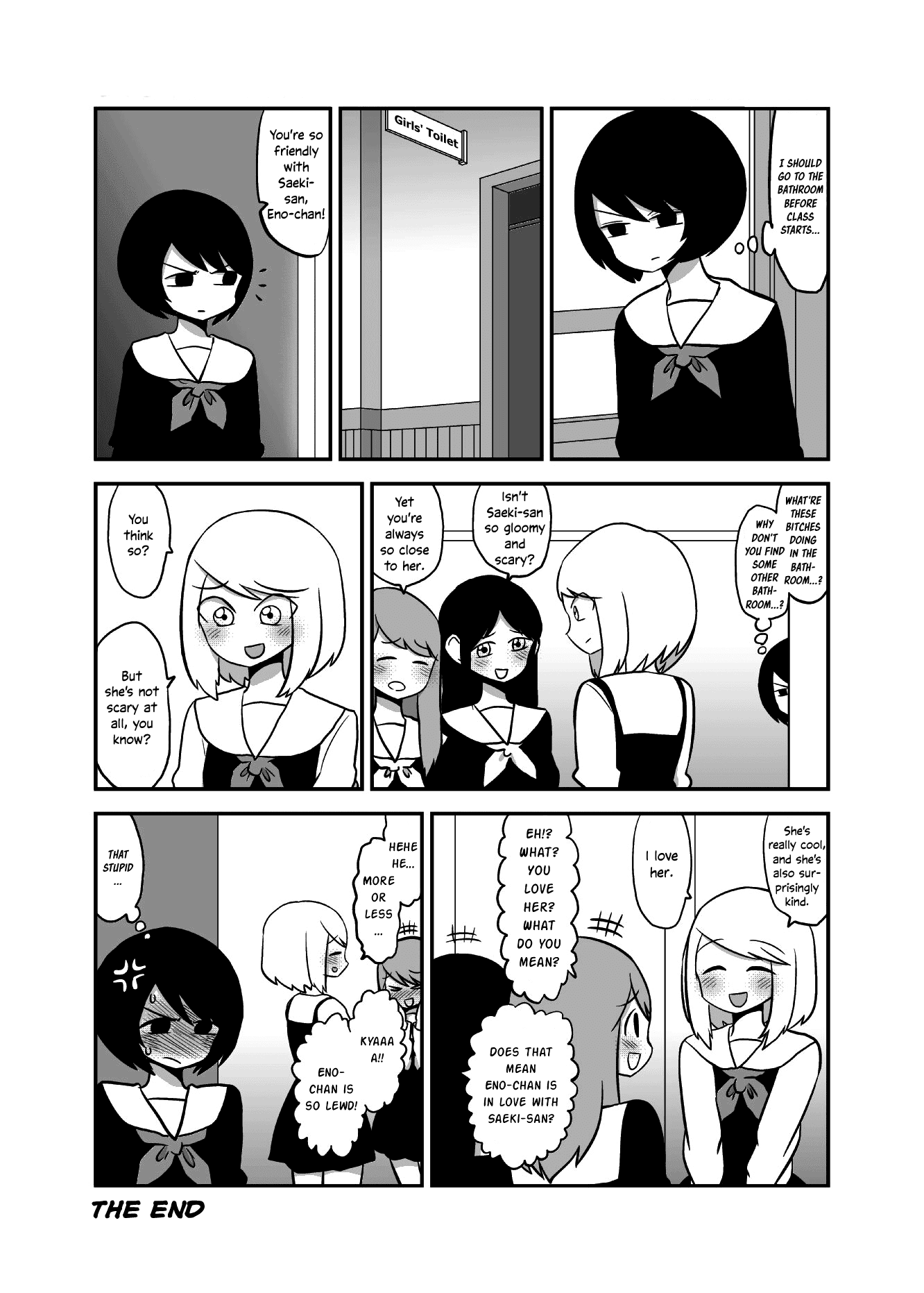 Mochi Au Lait's Short One-Shots Collection Chapter 14 page 4 - Chapter 14: Girls' School Yuri