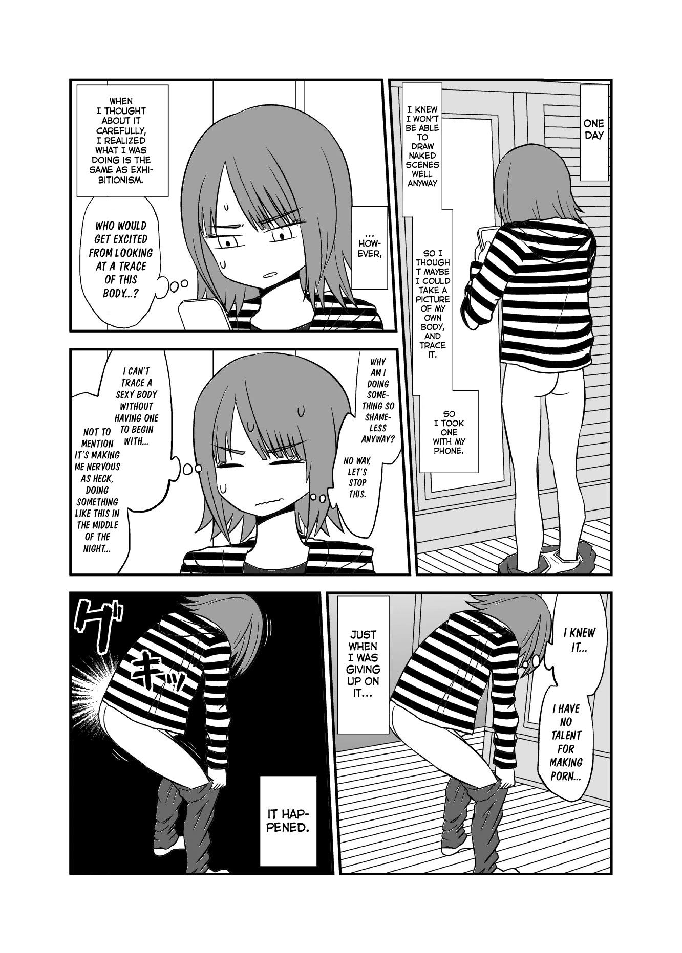 Mochi Au Lait's Short One-Shots Collection Chapter 18 page 2 - Chapter 18: I Want to Draw Ero-Manga