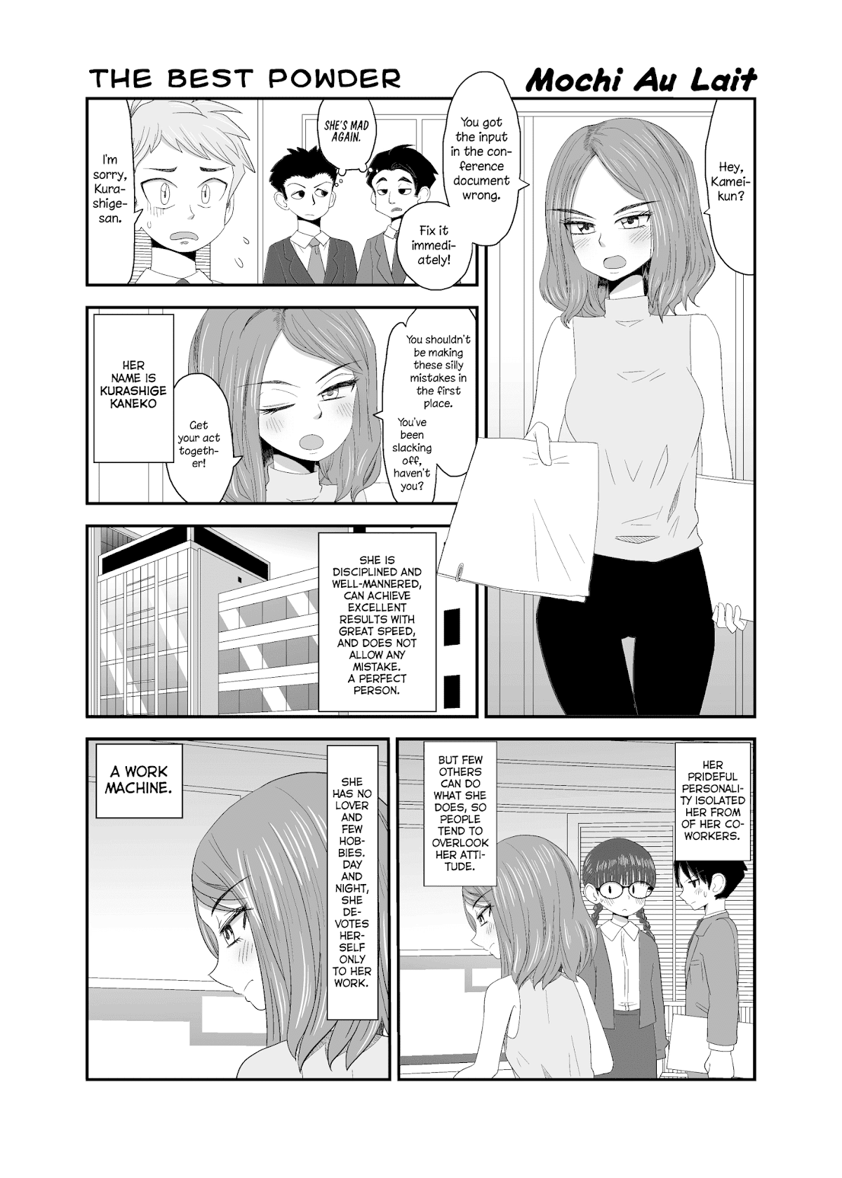 Mochi Au Lait's Short One-Shots Collection Chapter 21 page 1 - Chapter 21: The Lady Who Can't Give up on the White Powder