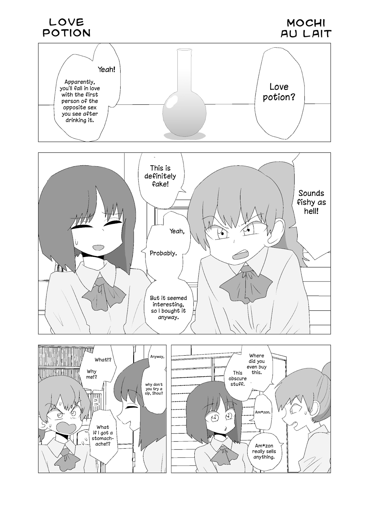 Mochi Au Lait's Short One-Shots Collection Chapter 23 page 1 - Chapter 23: Love Potion