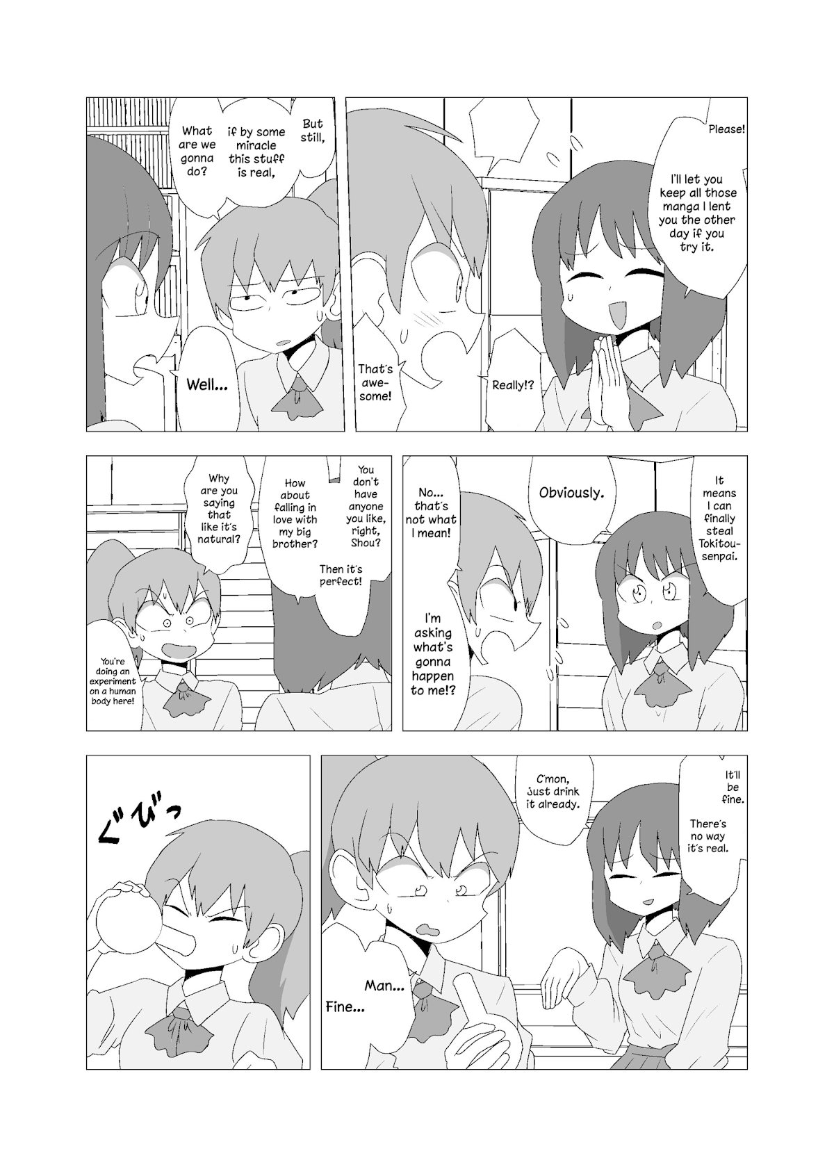Mochi Au Lait's Short One-Shots Collection Chapter 23 page 2 - Chapter 23: Love Potion