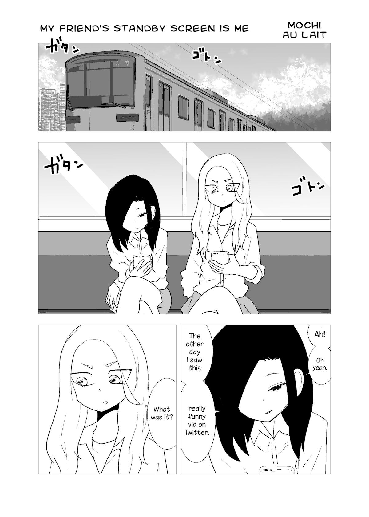 Mochi Au Lait's Short One-Shots Collection Chapter 25 page 1 - Chapter 25: My Friend's Standby Screen is Me