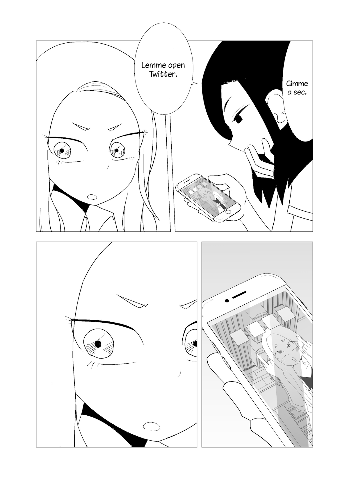 Mochi Au Lait's Short One-Shots Collection Chapter 25 page 2 - Chapter 25: My Friend's Standby Screen is Me