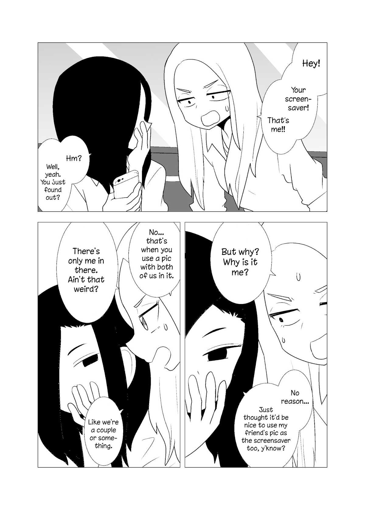 Mochi Au Lait's Short One-Shots Collection Chapter 25 page 3 - Chapter 25: My Friend's Standby Screen is Me
