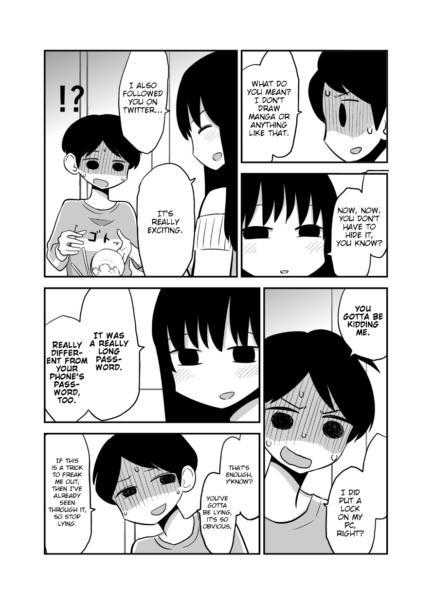 Mochi Au Lait's Short One-Shots Collection Chapter 4 page 2 - Chapter 4: My Sister Found Out That I Draw Yuri Manga