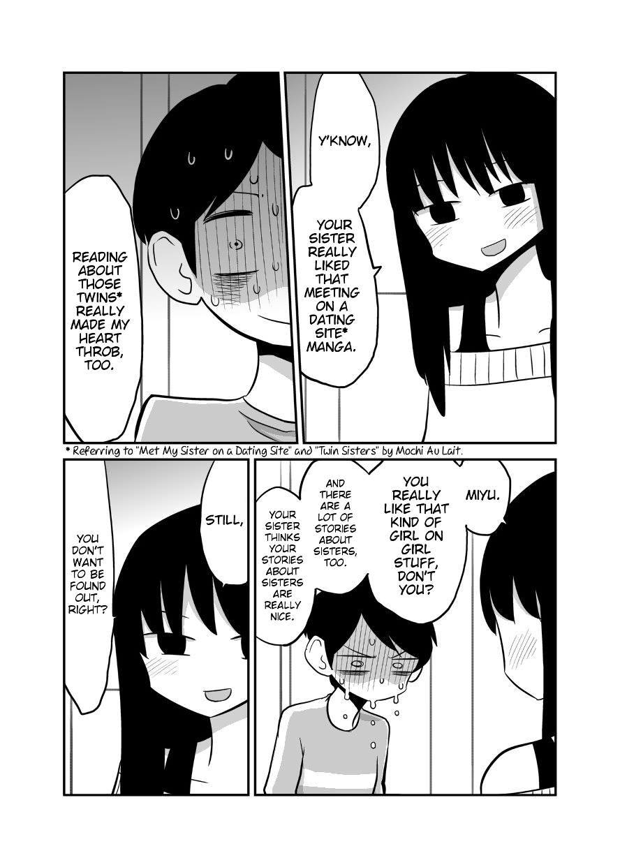 Mochi Au Lait's Short One-Shots Collection Chapter 4 page 3 - Chapter 4: My Sister Found Out That I Draw Yuri Manga