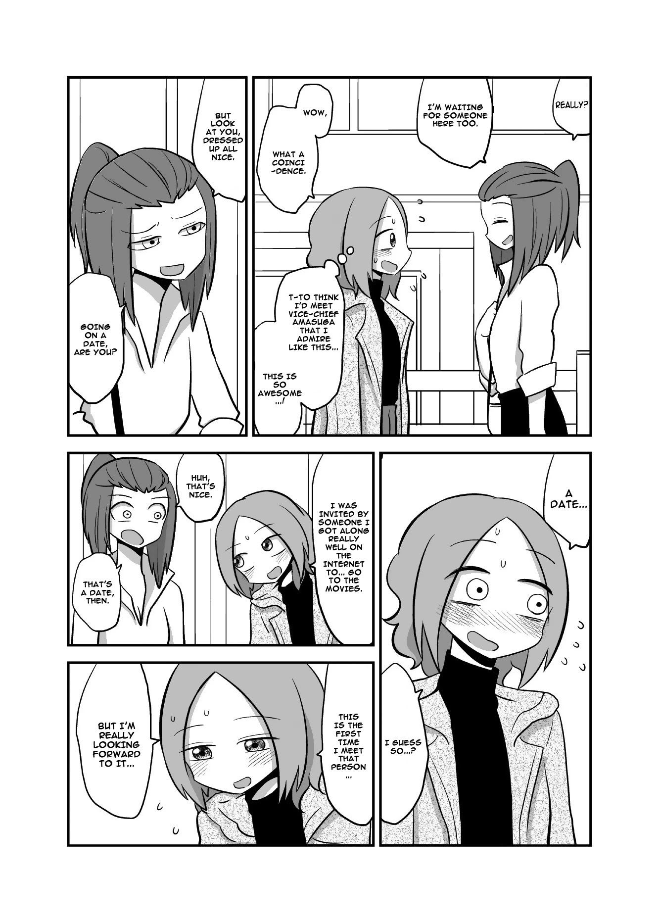 Mochi Au Lait's Short One-Shots Collection Chapter 6 page 2 - Chapter 6: Met My Boss on a Dating Site