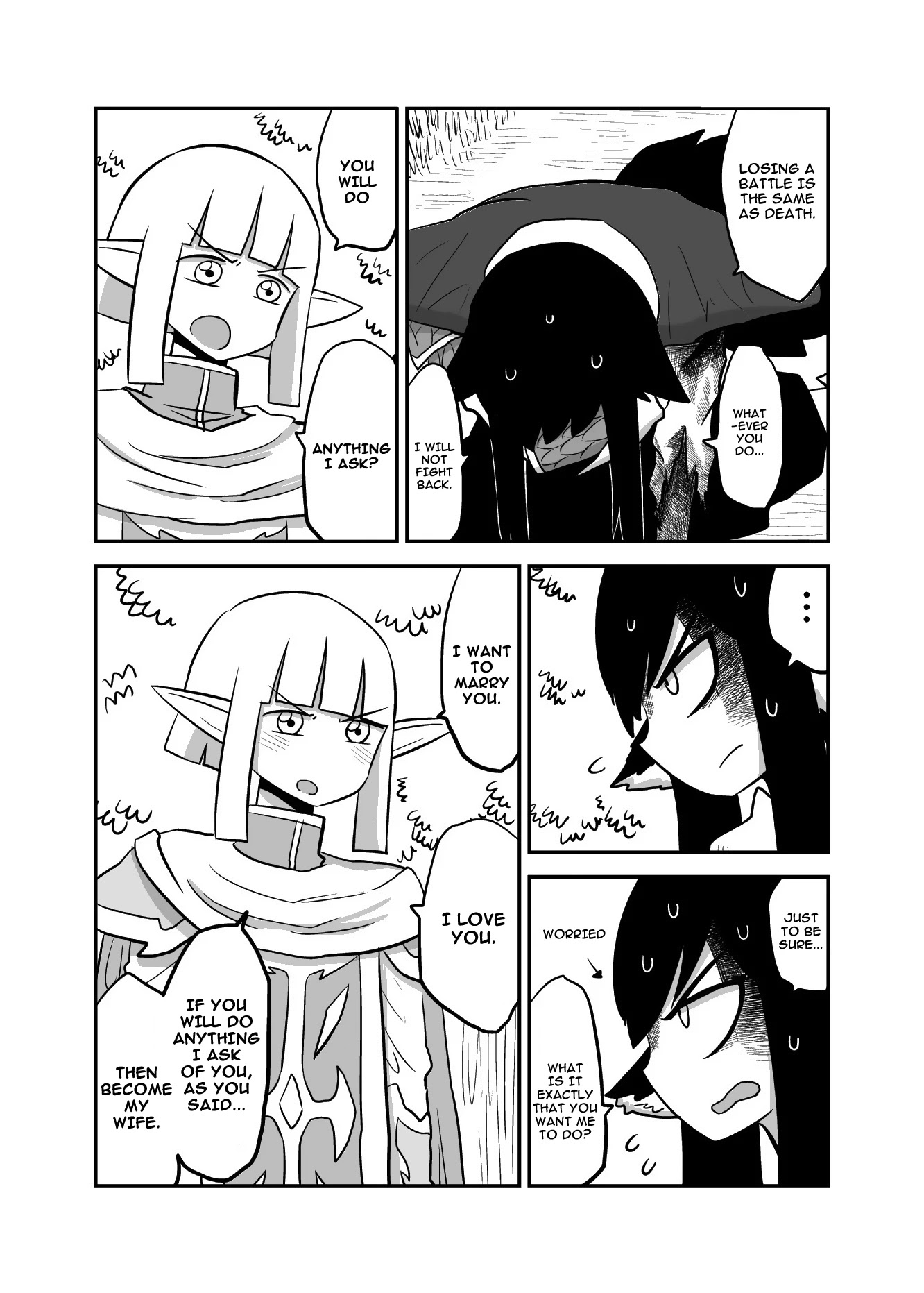 Mochi Au Lait's Short One-Shots Collection Chapter 7 page 2 - Chapter 7: White Knight & Black Knight