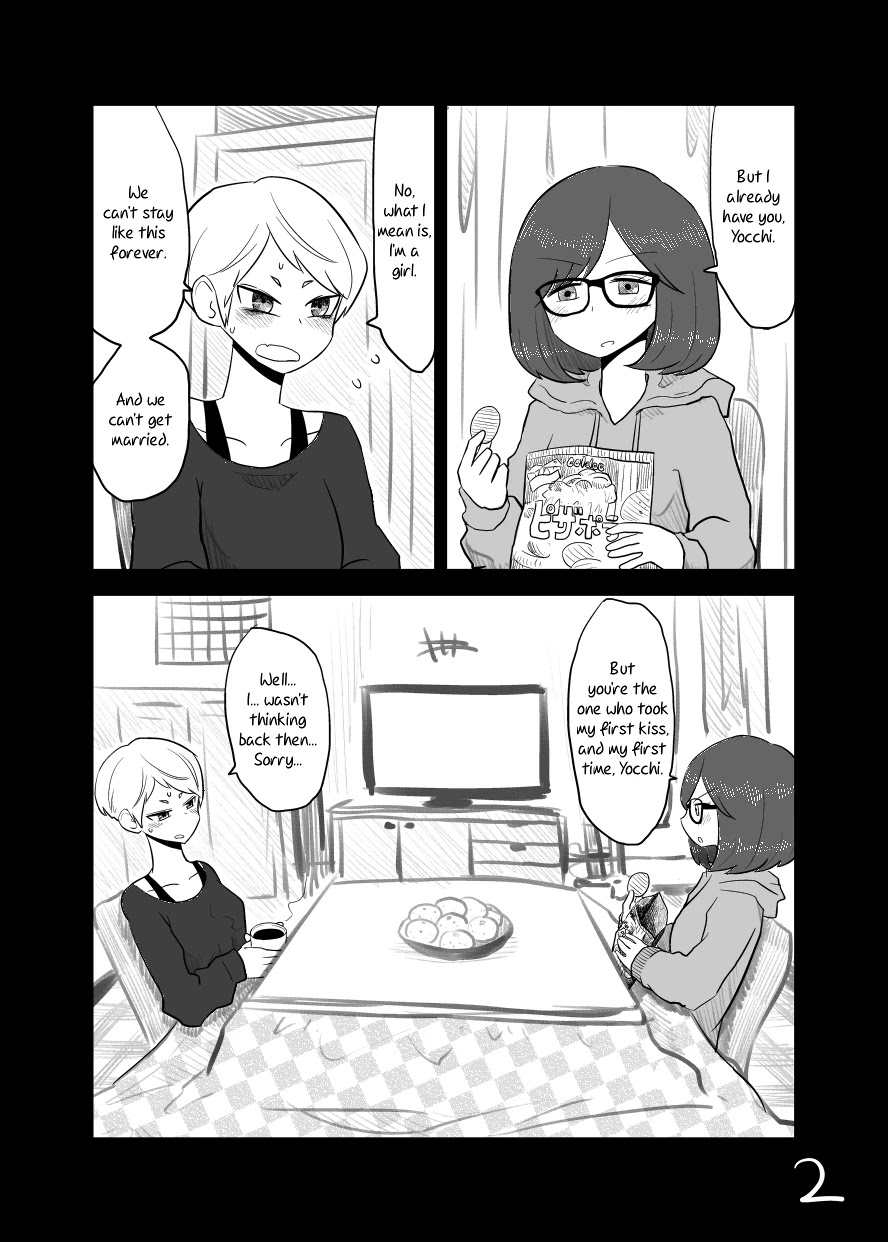 Mochi Au Lait's Short One-Shots Collection Chapter 9 page 2 - Chapter 9: Kotatsu Yuri