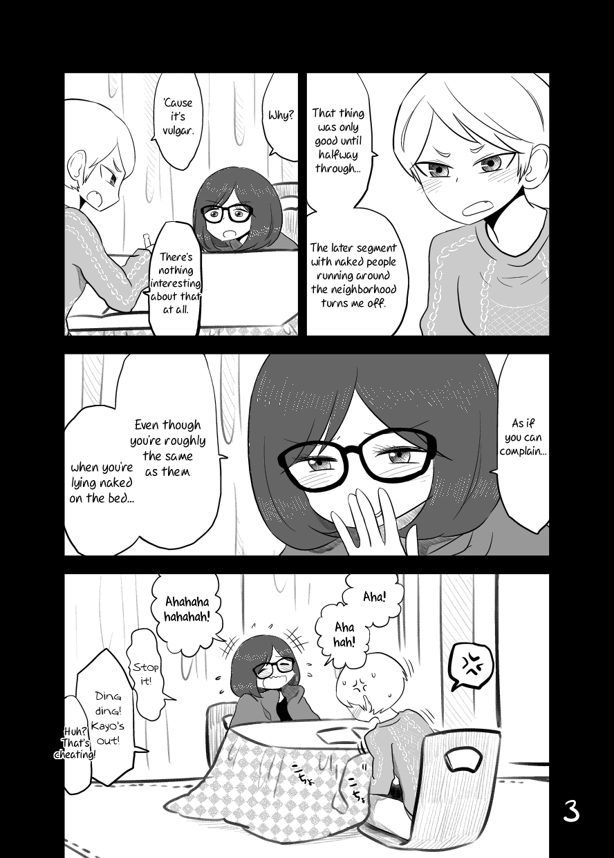 Mochi Au Lait's Short One-Shots Collection Chapter 9 page 9 - Chapter 9: Kotatsu Yuri