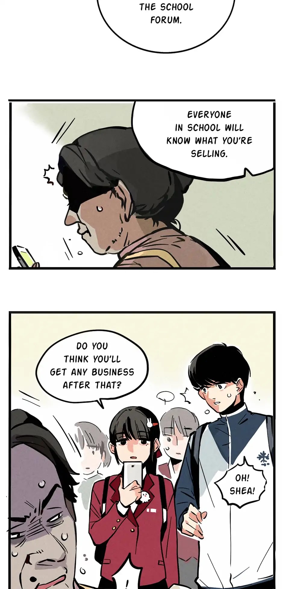 Mode II Chapter 1 page 11 - Chapter 1: Timid Teenager Receives Superpower App
