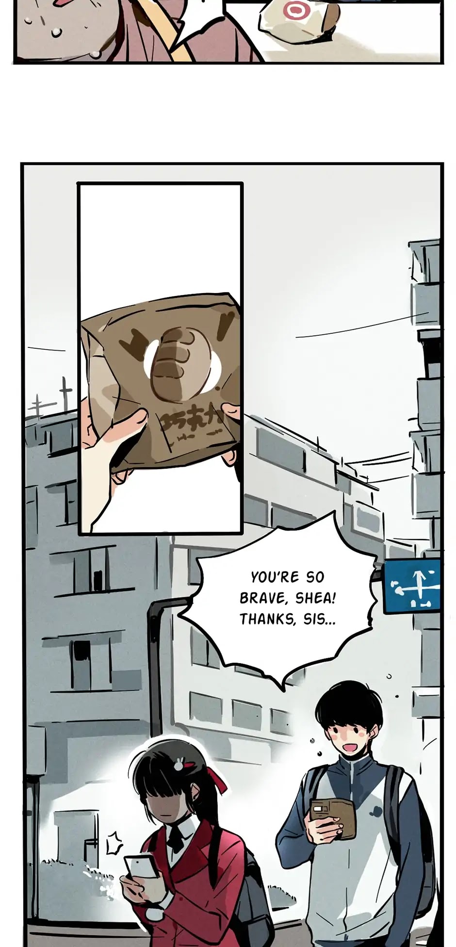 Mode II Chapter 1 page 12 - Chapter 1: Timid Teenager Receives Superpower App